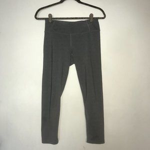 Lucy Revolution Run Asphalt Heather Cropped Leggings